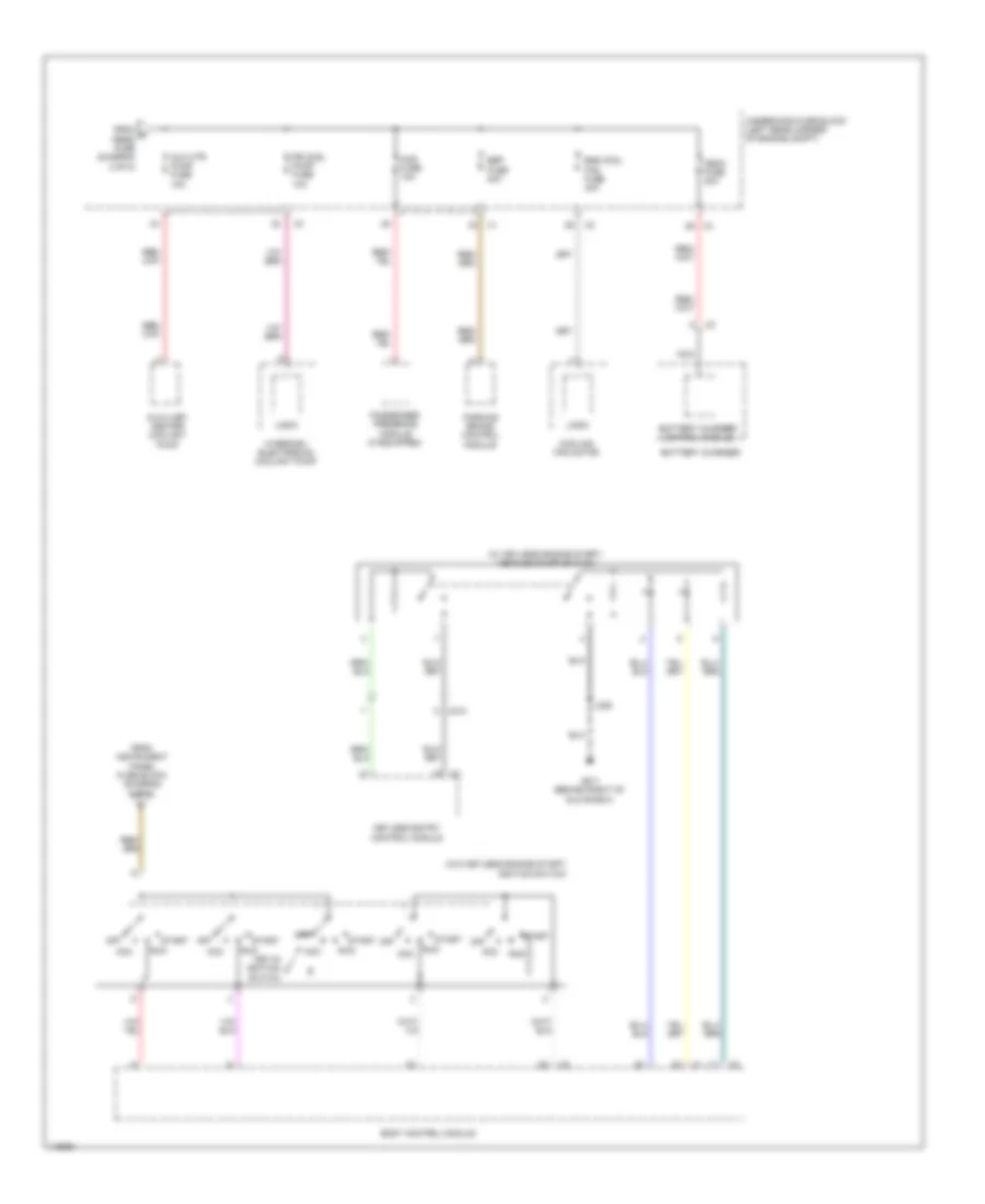 Power Distribution Wiring Diagram 3 of 5 for Chevrolet Spark EV LT 2014