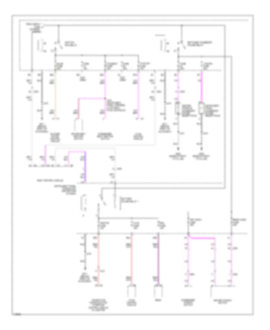 Power Distribution Wiring Diagram (4 of 5) for Chevrolet Spark EV LT 2014