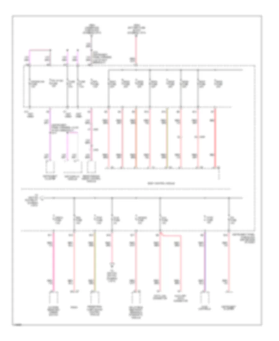 Power Distribution Wiring Diagram (5 of 5) for Chevrolet Spark EV LT 2014