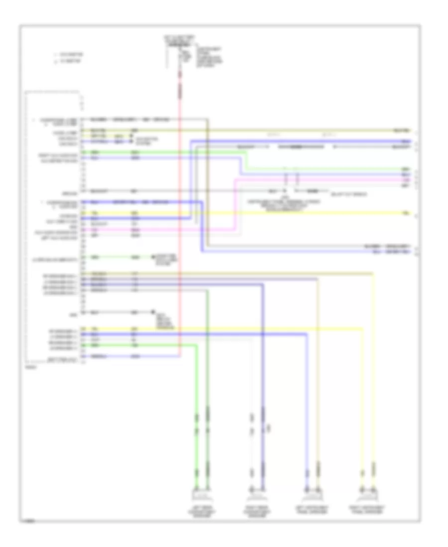 Radio Wiring Diagram 1 of 2 for Chevrolet Spark EV LT 2014