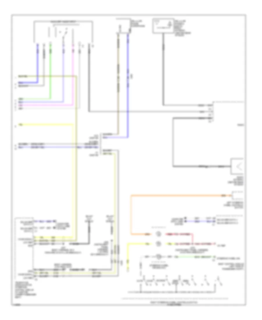 Radio Wiring Diagram 2 of 2 for Chevrolet Spark EV LT 2014