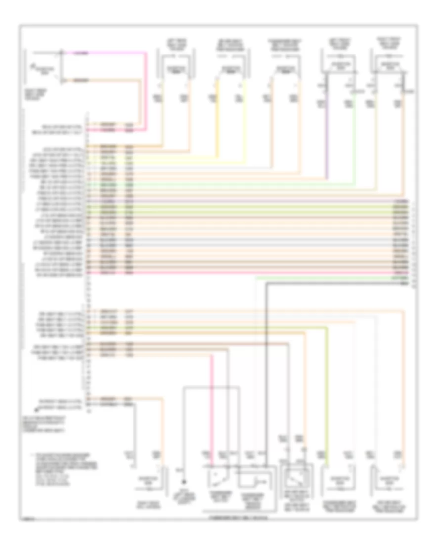Supplemental Restraints Wiring Diagram 1 of 3 for Chevrolet Spark EV LT 2014