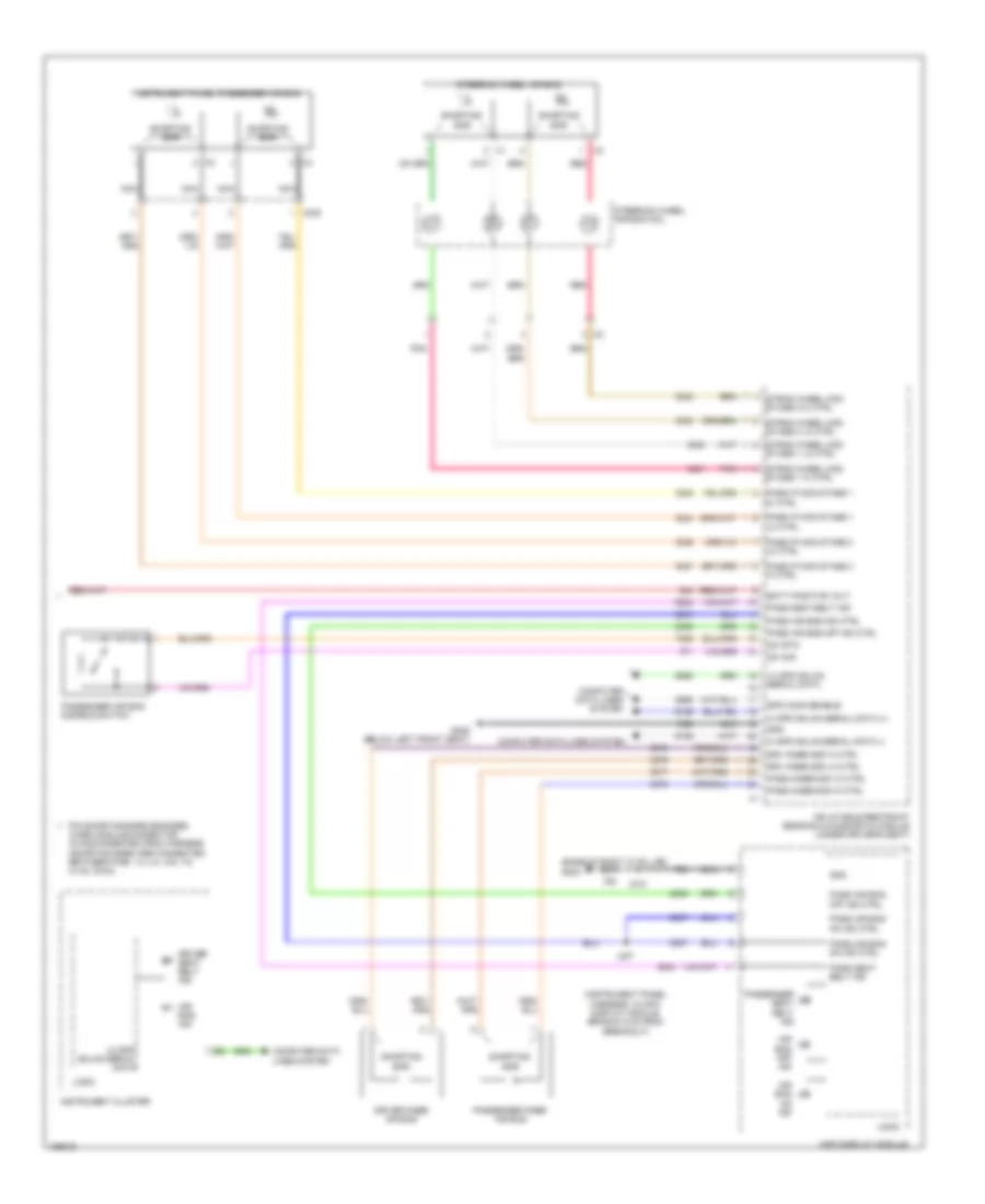 Supplemental Restraints Wiring Diagram (3 of 3) for Chevrolet Spark EV LT 2014