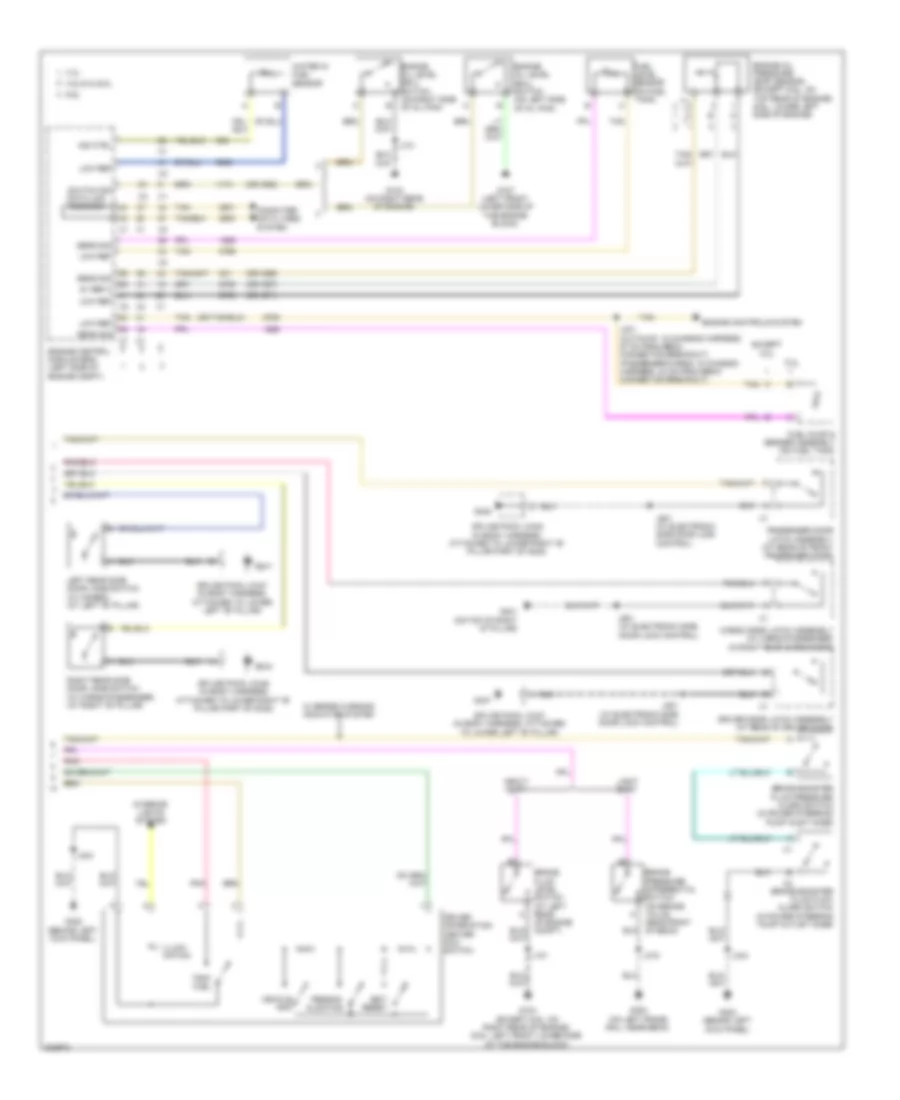 Instrument Cluster Wiring Diagram (2 of 2) for Chevrolet Chevy Express G2500 2009