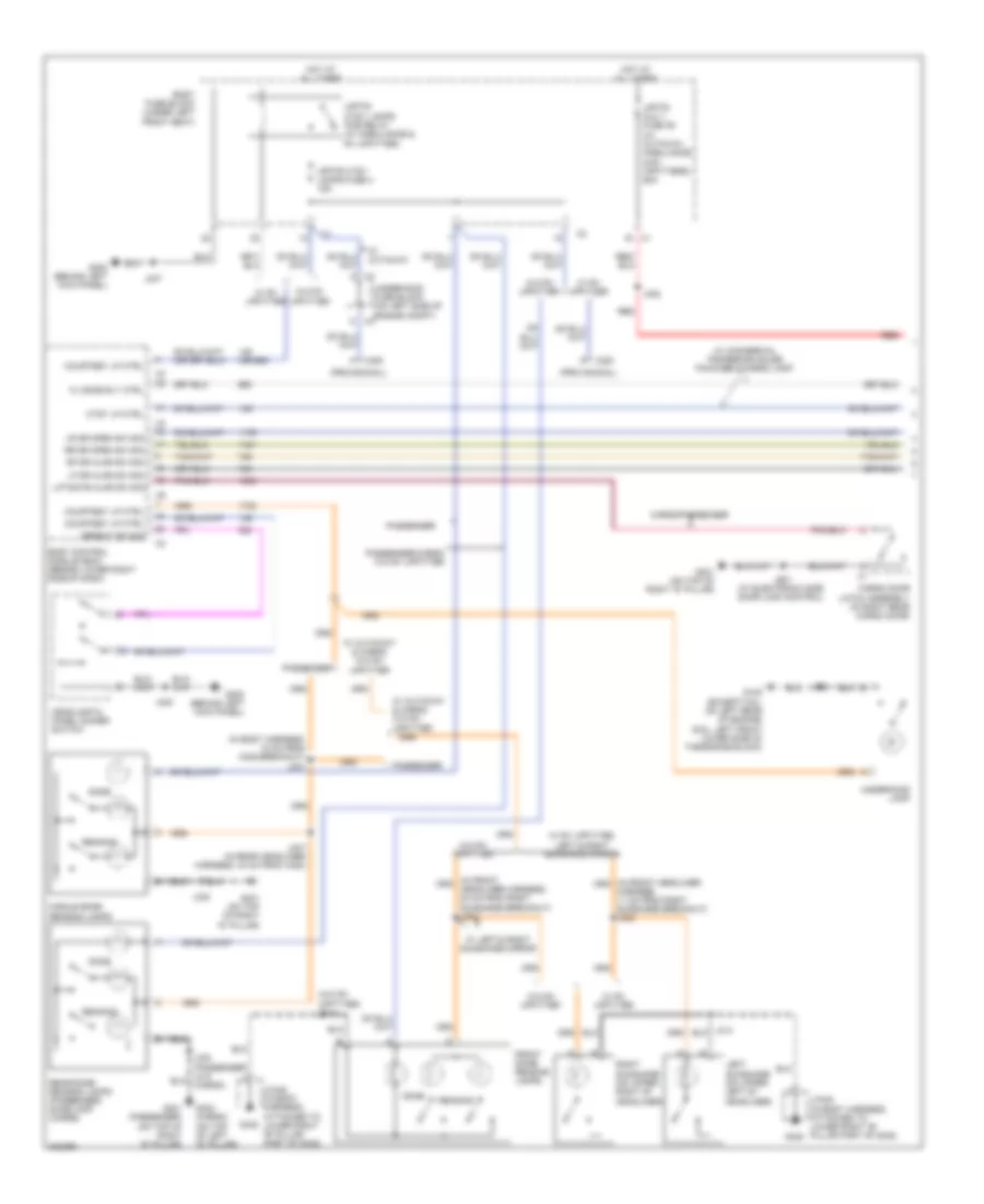 Instrument Illumination Wiring Diagram 1 of 2 for Chevrolet Chevy Express G2009 2500