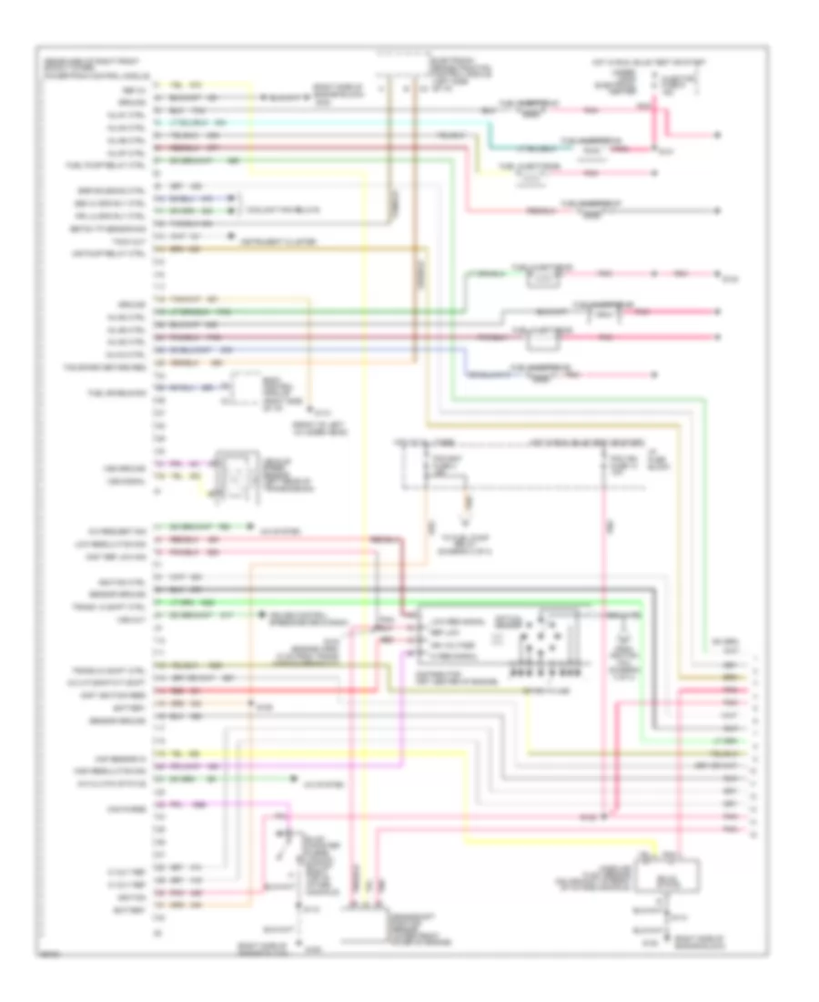 5 7L VIN P Engine Performance Wiring Diagrams 1 of 3 for Chevrolet Camaro RS 1997