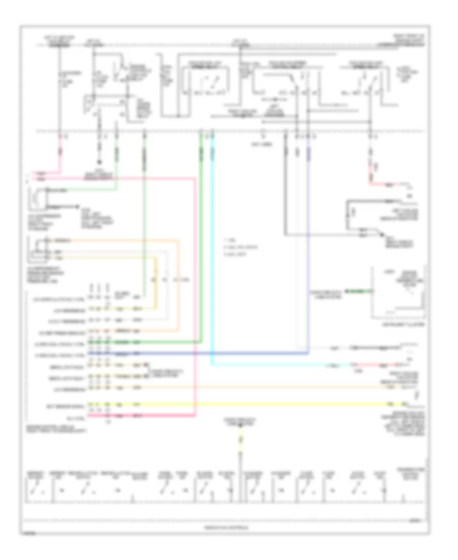 Manual AC Wiring Diagram (2 of 2) for Chevrolet Camaro LS 2013