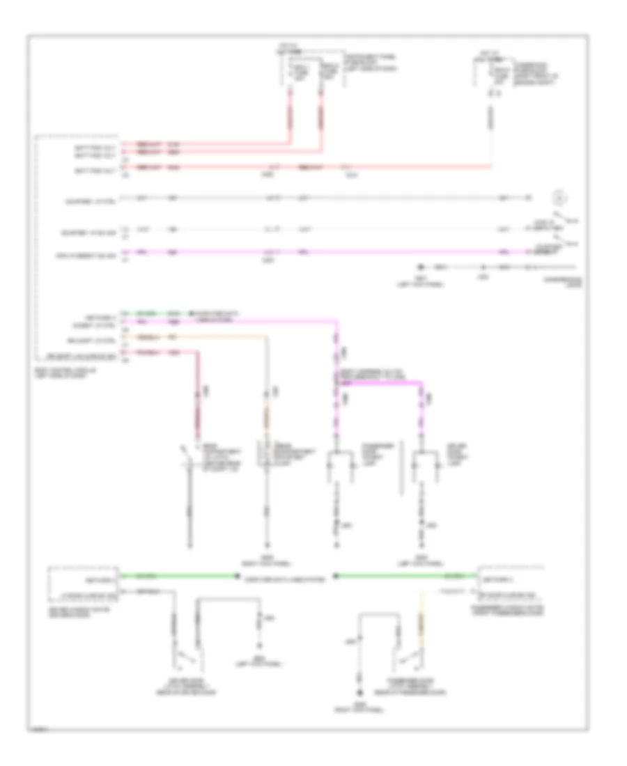 Courtesy Lamps Wiring Diagram for Chevrolet Camaro LS 2013