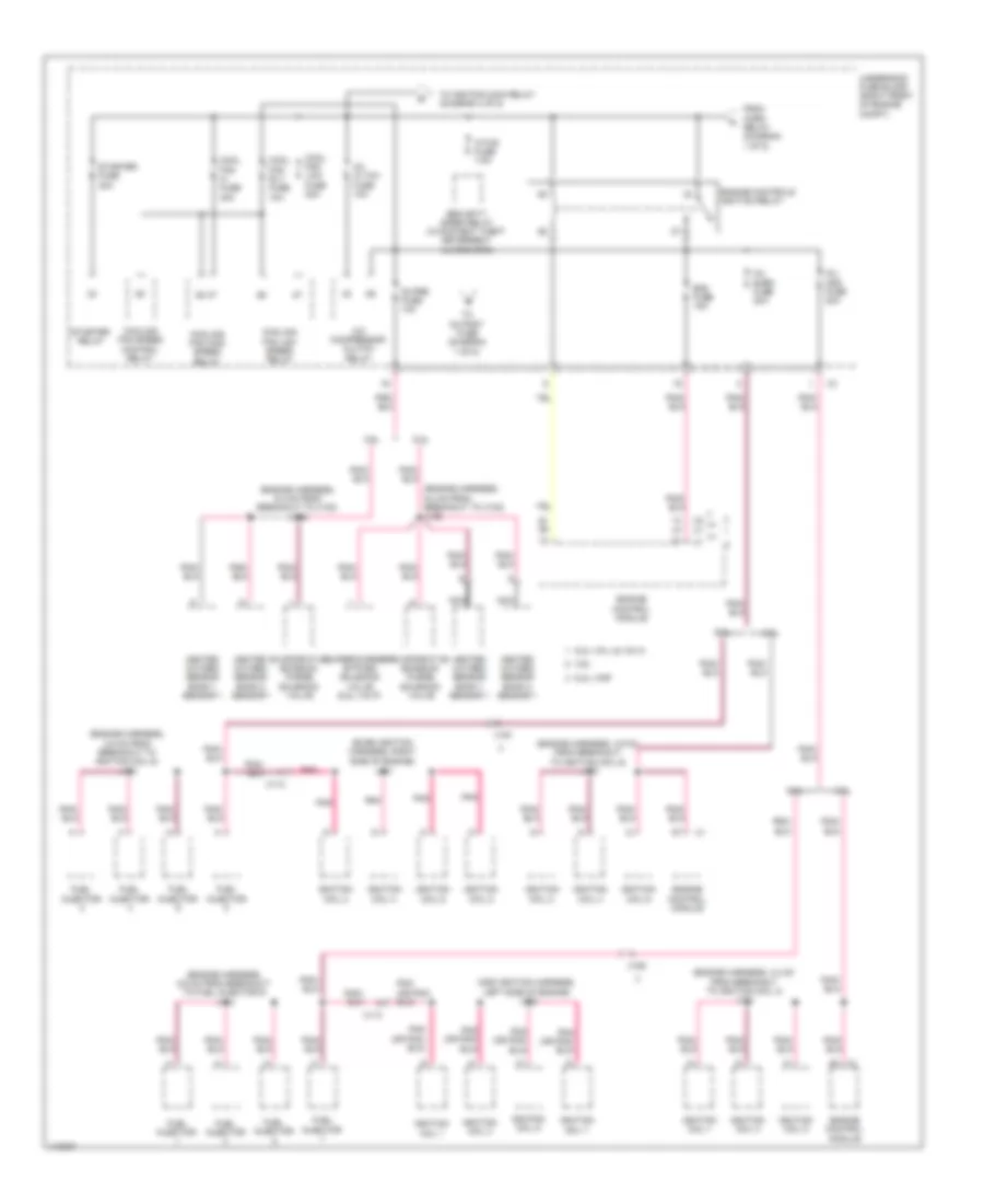 Power Distribution Wiring Diagram (2 of 5) for Chevrolet Camaro LS 2013