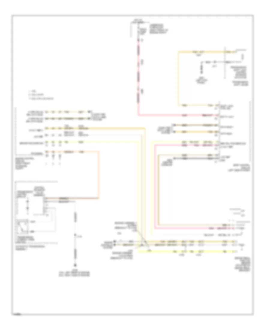 Shift Interlock Wiring Diagram for Chevrolet Camaro LS 2013