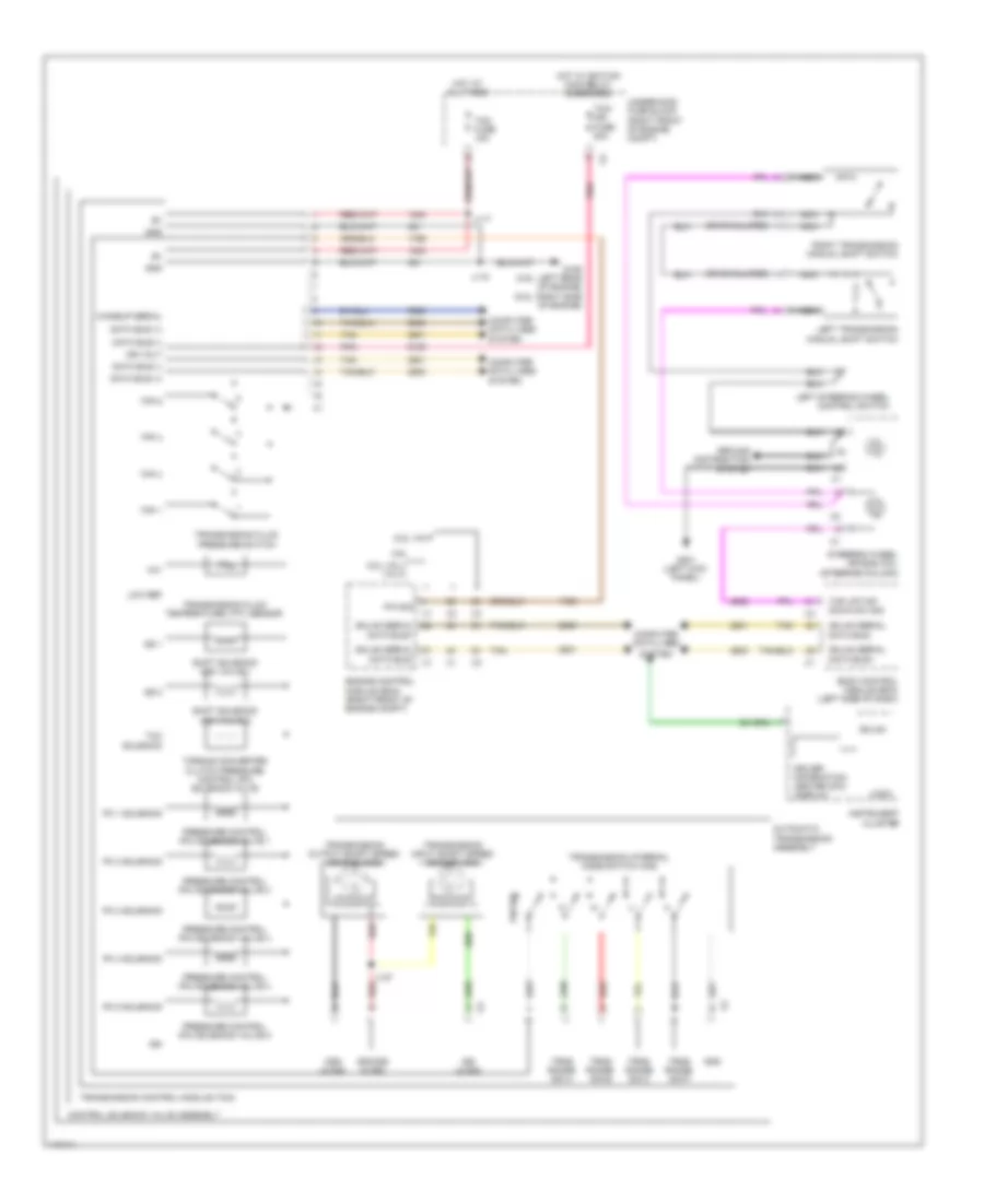 Transmission Wiring Diagram for Chevrolet Camaro LS 2013