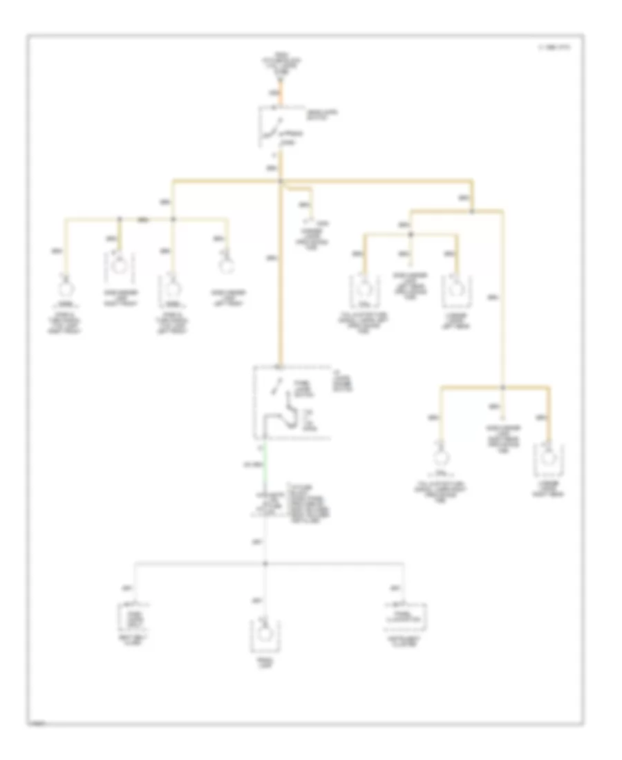 Power Distribution Wiring Diagram Commercial Chassis 5 of 5 for Chevrolet Forward Control P30 1996