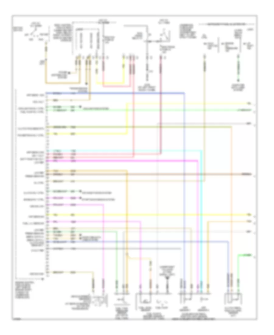 2 2L VIN D Engine Performance Wiring Diagram 1 of 3 for Chevrolet HHR SS 2008