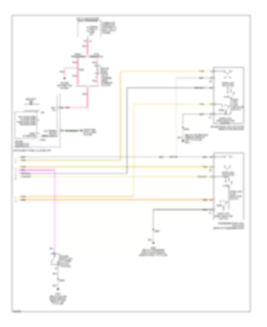 Forced Entry Wiring Diagram 2 of 2 for Chevrolet Monte Carlo LS 2006