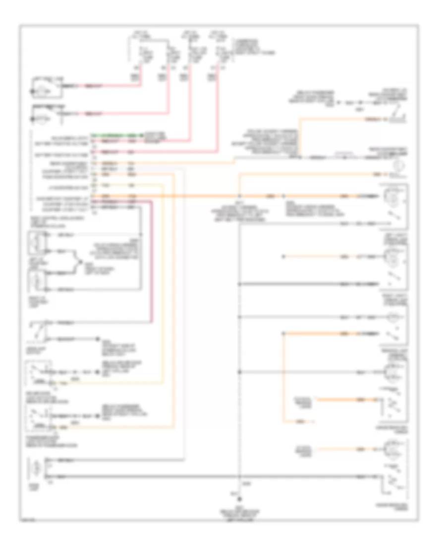 Courtesy Lamps Wiring Diagram for Chevrolet Monte Carlo LS 2006