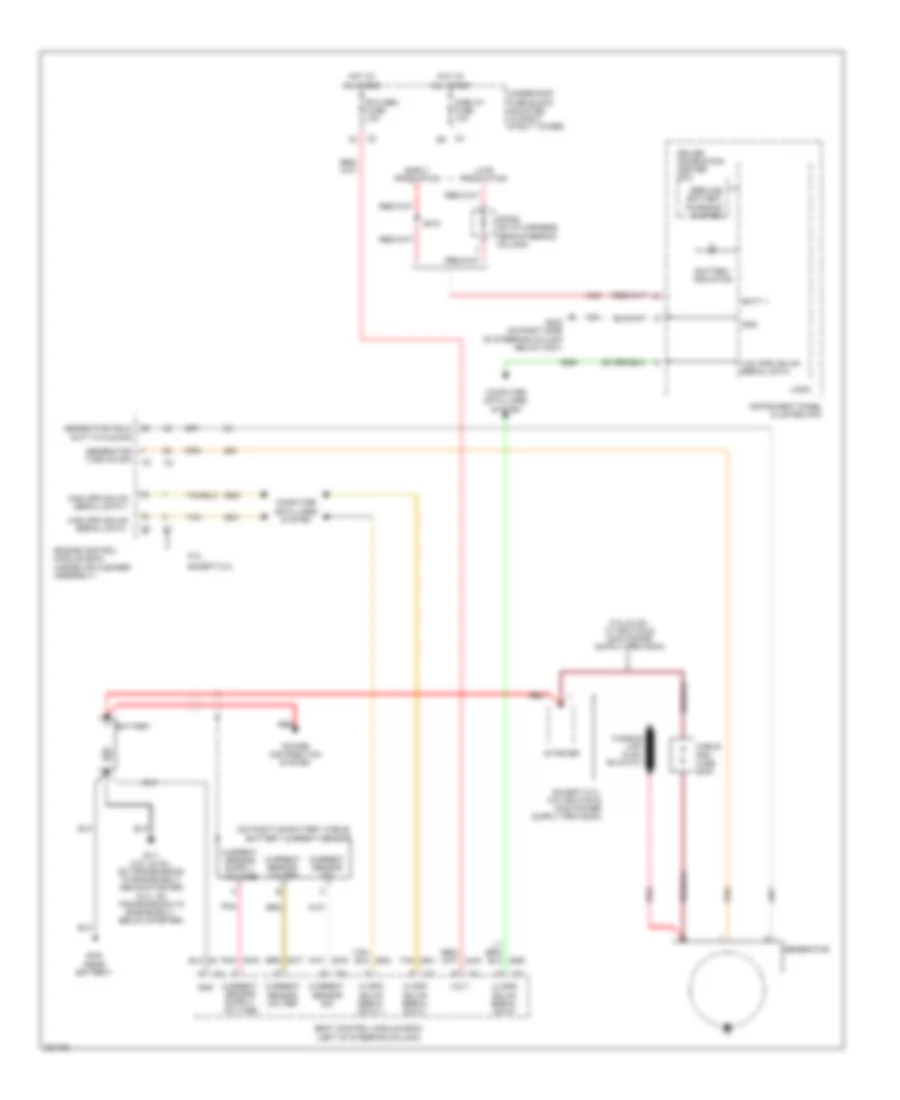 Charging Wiring Diagram for Chevrolet Monte Carlo LS 2006