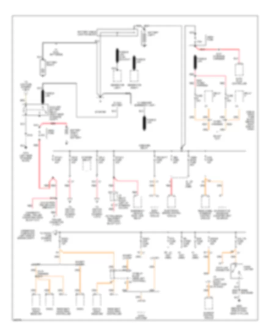 6.6L VIN 2, Power Distribution Wiring Diagram (1 of 5) for Chevrolet Cab  Chassis Silverado 3500 2005
