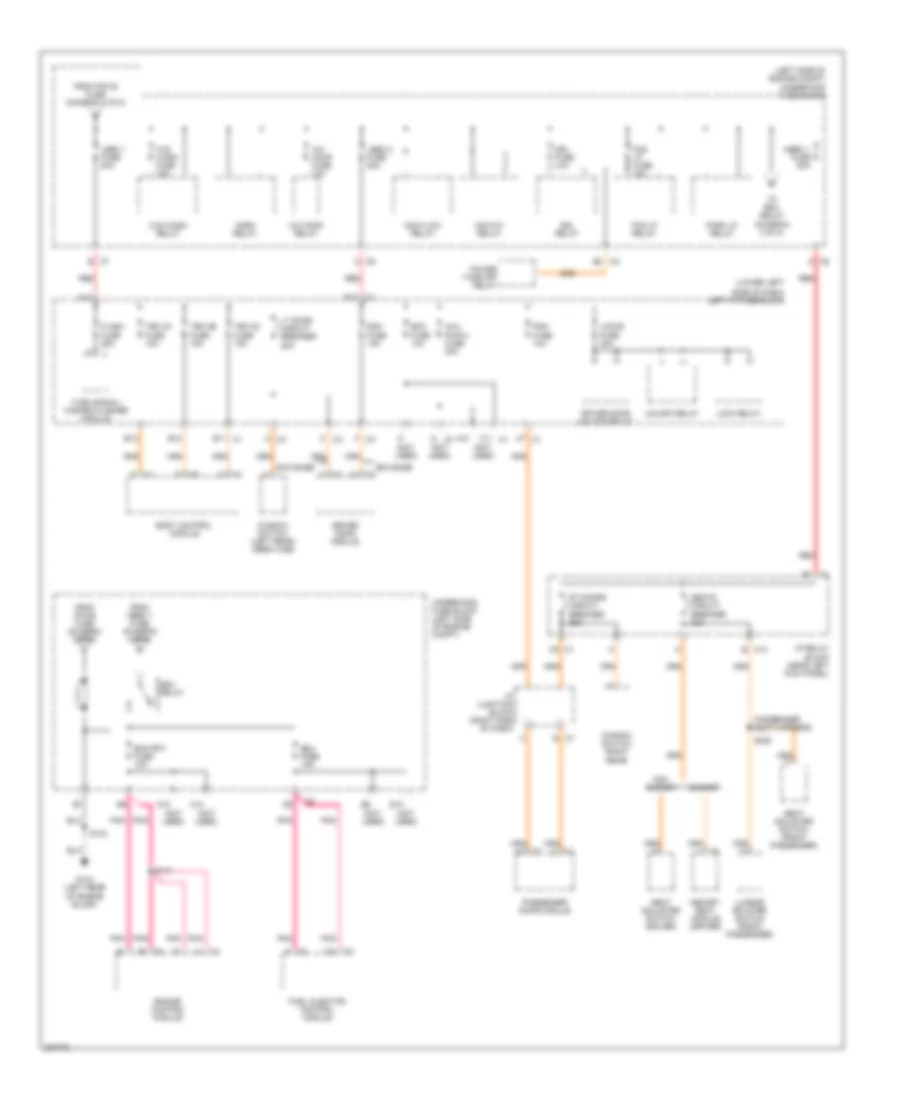 6 6L VIN 2 Power Distribution Wiring Diagram 3 of 5 for Chevrolet Cab  Chassis Silverado 2005 3500