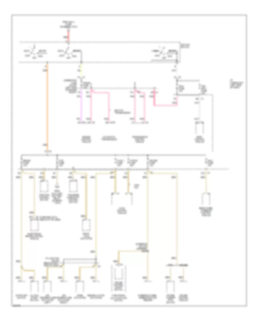 6 6L VIN 2 Power Distribution Wiring Diagram 4 of 5 for Chevrolet Cab  Chassis Silverado 2005 3500