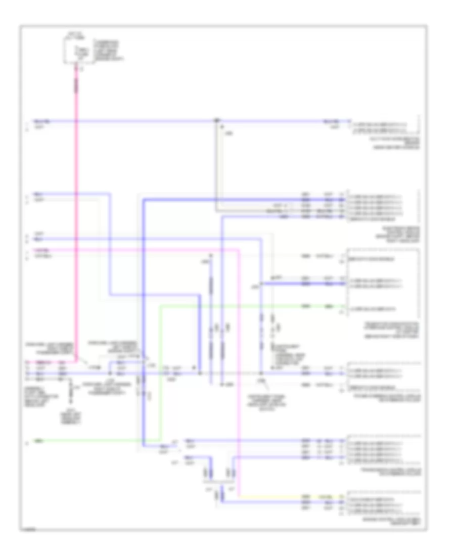 Computer Data Lines Wiring Diagram 2 of 2 for Chevrolet Spark LS 2014