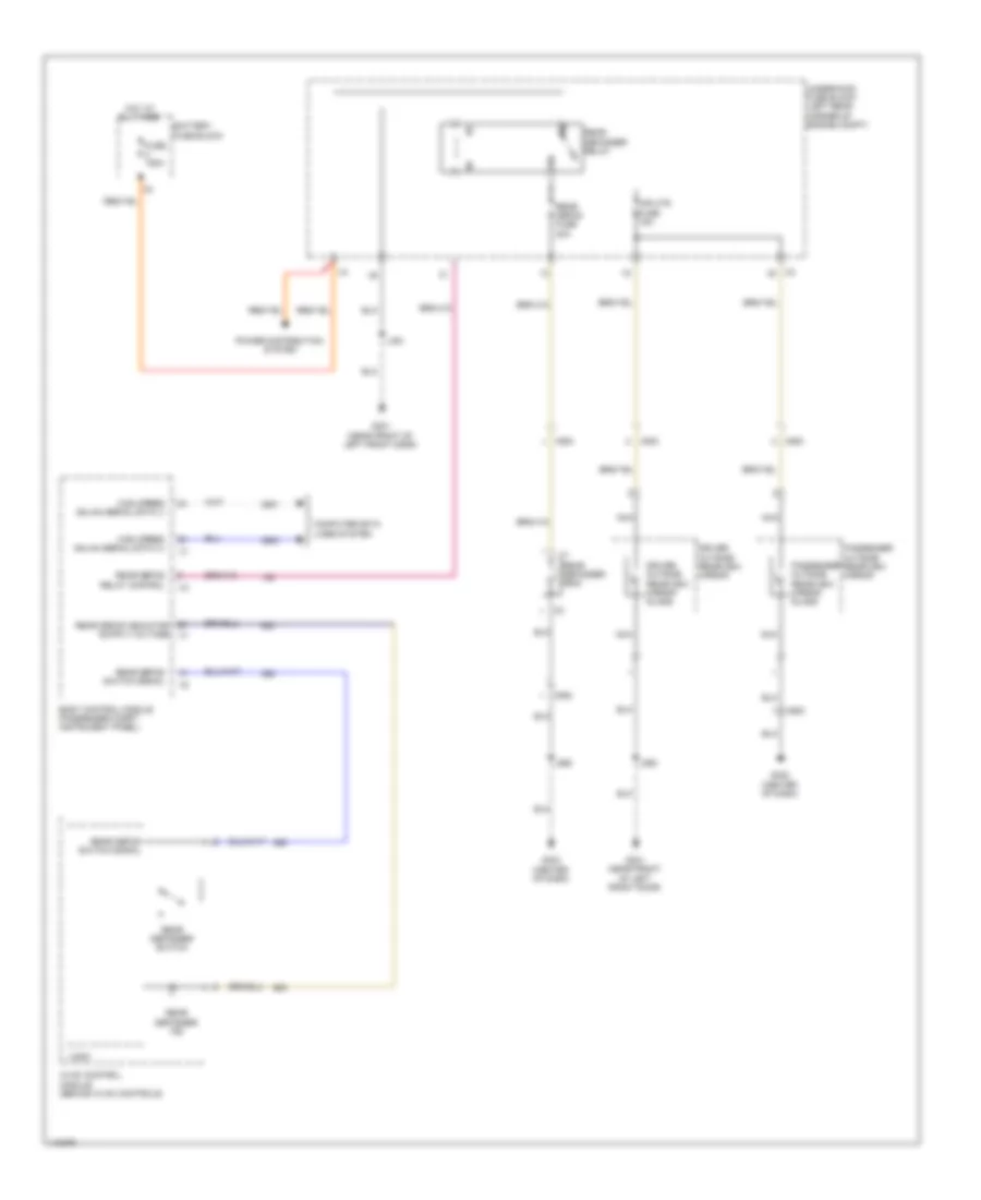 Defoggers Wiring Diagram for Chevrolet Spark LS 2014