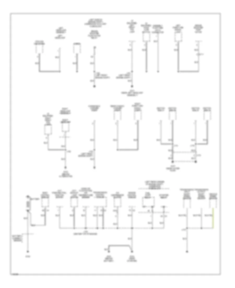 Ground Distribution Wiring Diagram 1 of 3 for Chevrolet Spark LS 2014