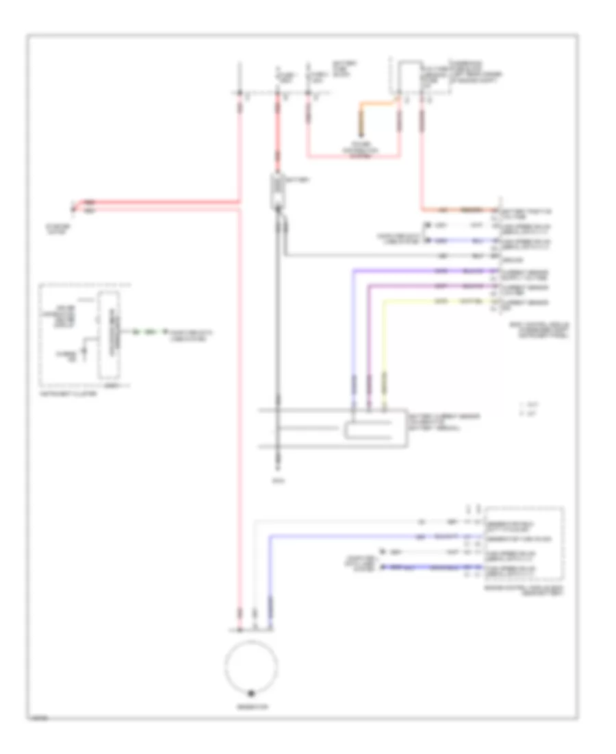 Charging Wiring Diagram for Chevrolet Spark LS 2014
