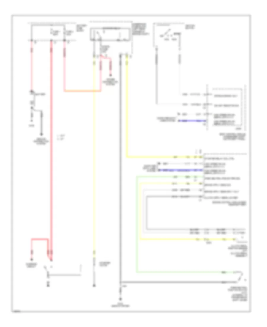Starting Wiring Diagram for Chevrolet Spark LS 2014