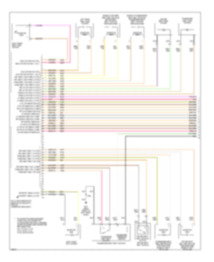 Supplemental Restraints Wiring Diagram 1 of 3 for Chevrolet Spark LS 2014