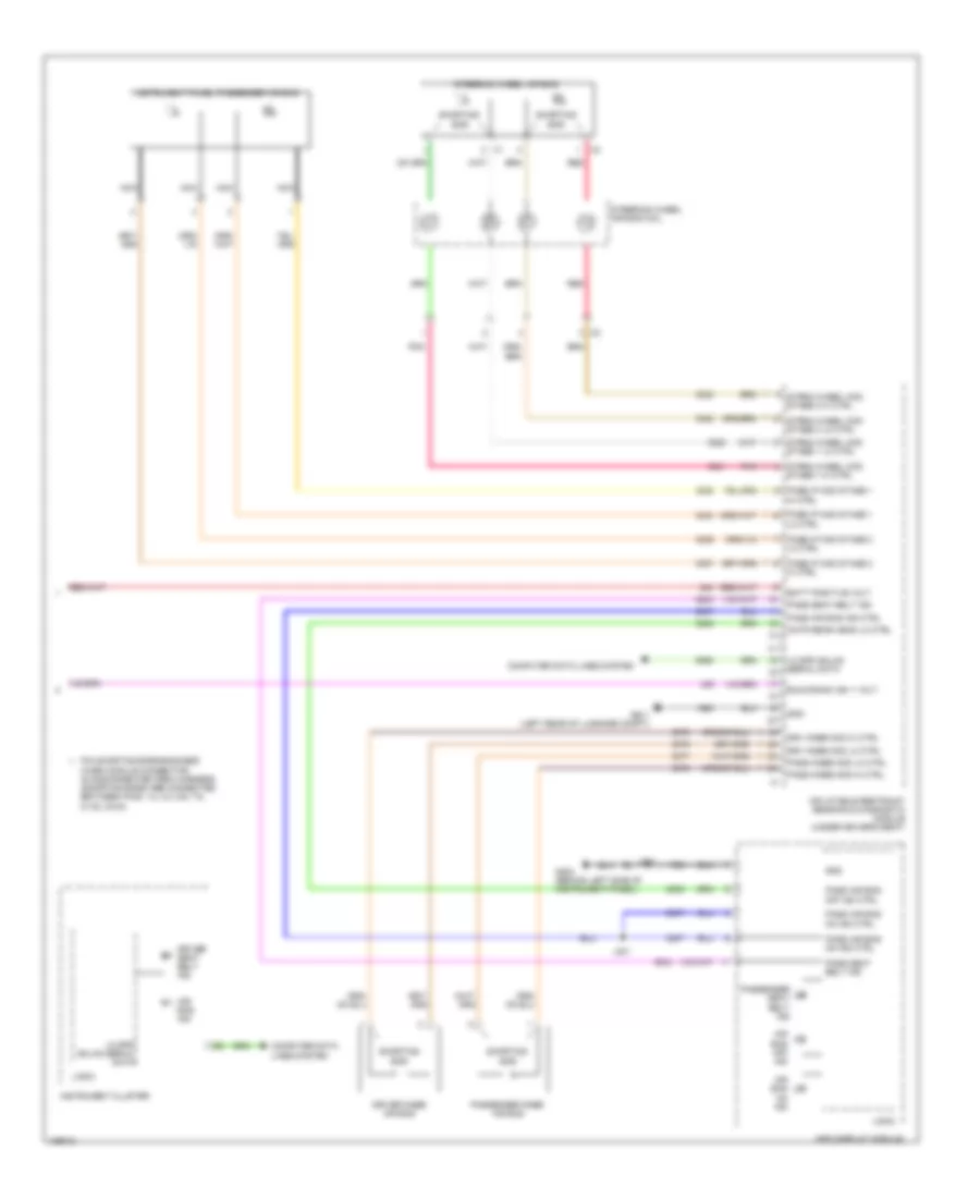 Supplemental Restraints Wiring Diagram 3 of 3 for Chevrolet Spark LS 2014