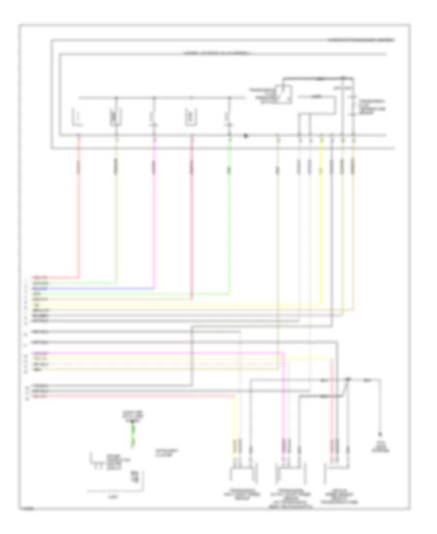 Transmission Wiring Diagram (2 of 2) for Chevrolet Spark LS 2014