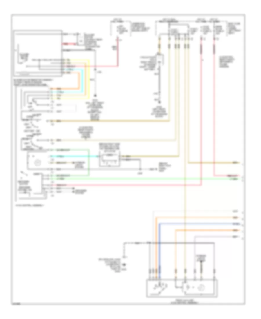 Manual AC Wiring Diagram, Cargo Van (1 of 3) for Chevrolet Chevy Express G3500 2009