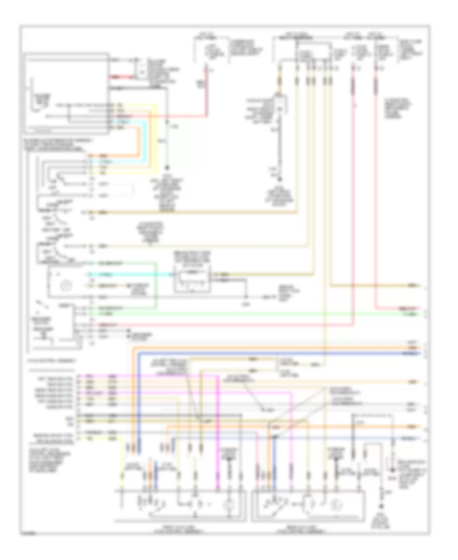 Manual AC Wiring Diagram, Passenger Van (1 of 3) for Chevrolet Chevy Express G3500 2009