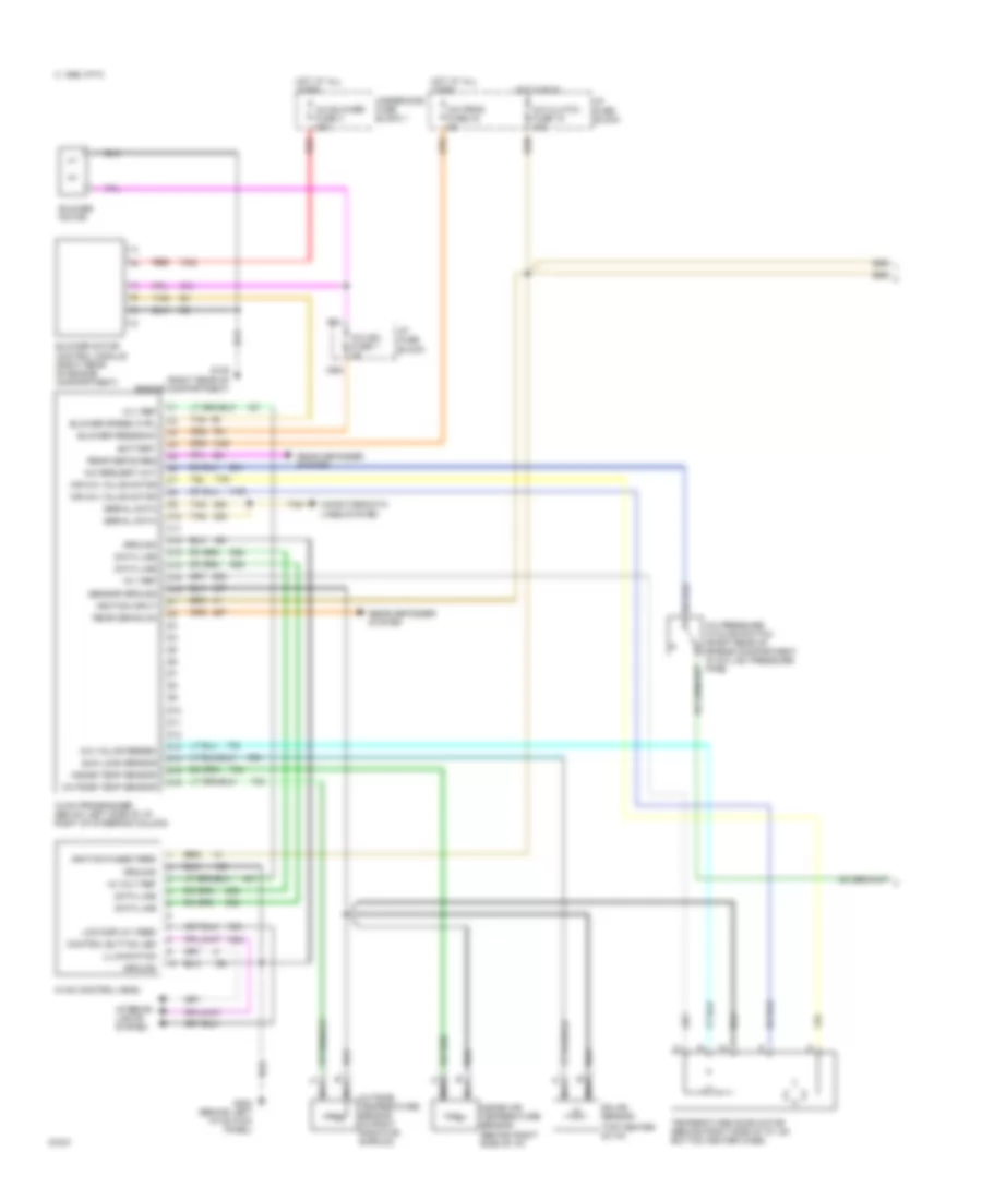 AC Wiring Diagram, Auto AC (1 of 2) for Chevrolet Corvette 1995
