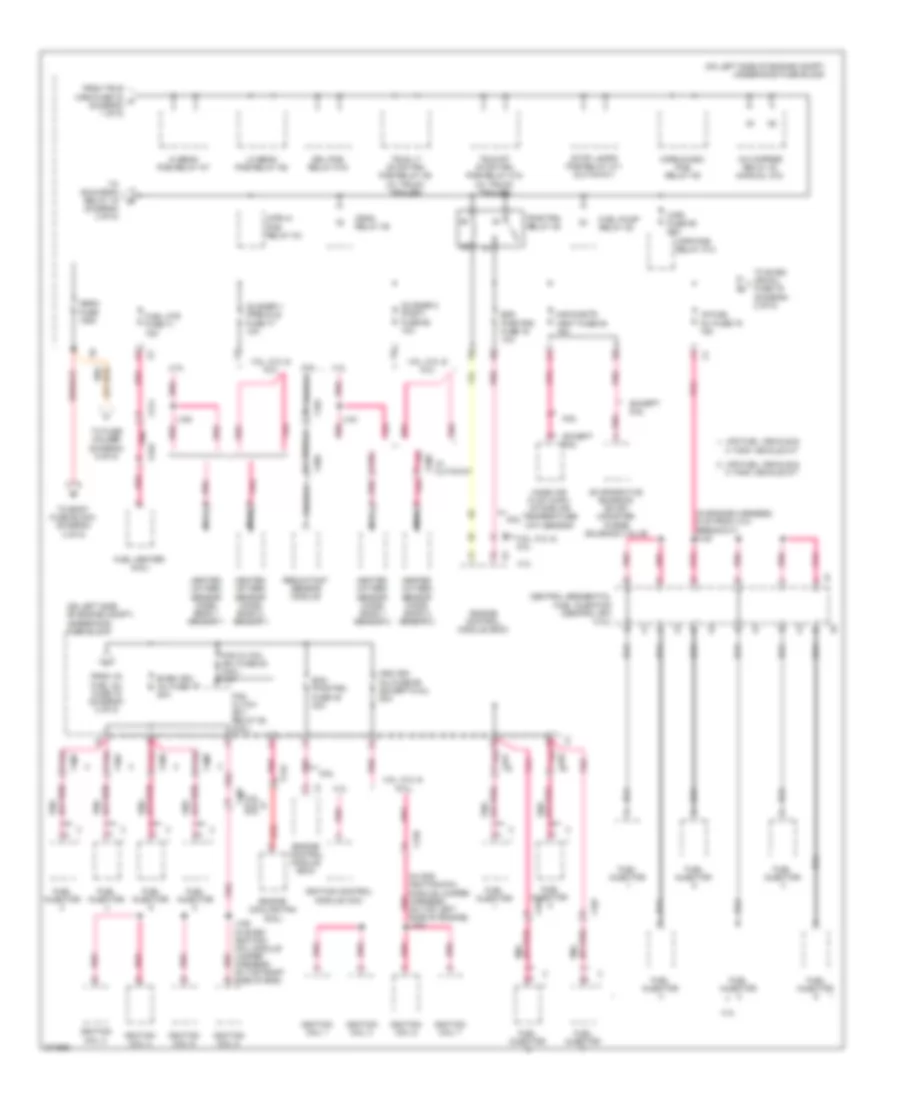 Power Distribution Wiring Diagram (2 of 5) for Chevrolet RV Cutaway G3500 2012
