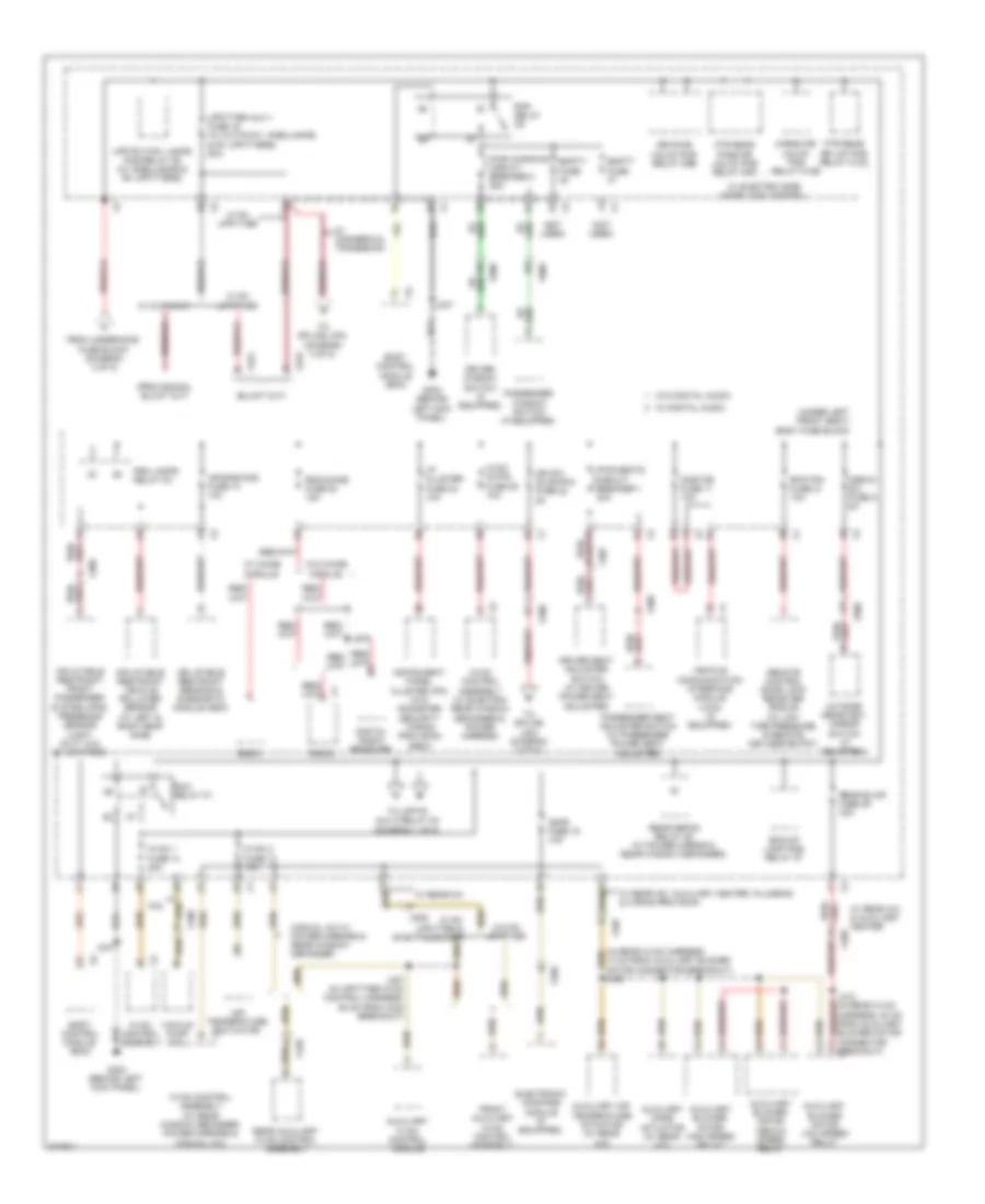 Power Distribution Wiring Diagram (4 of 5) for Chevrolet RV Cutaway G3500 2012