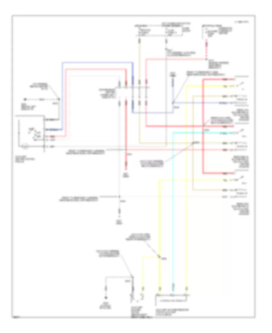 Auxiliary Heater Wiring Diagram for Chevrolet Suburban C2500 1998
