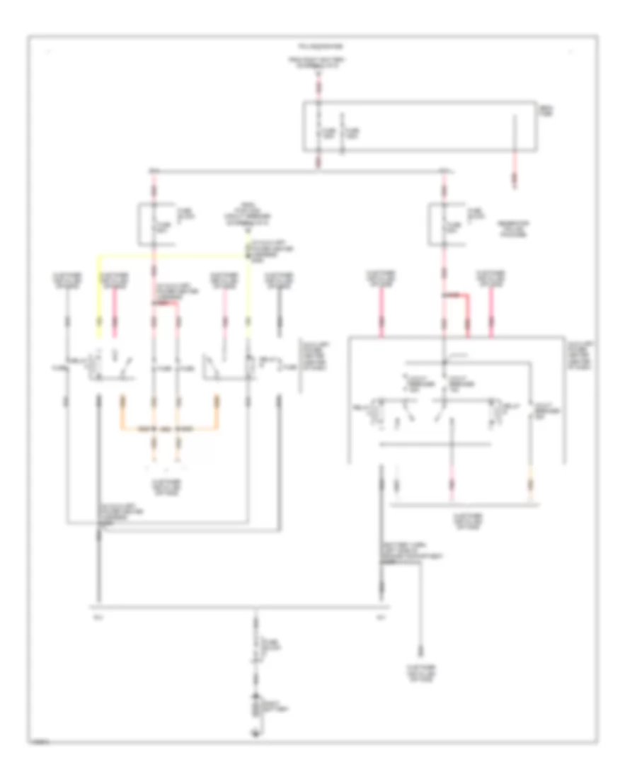 Power Distribution Wiring Diagram 5 of 5 for Chevrolet Suburban C1998 2500