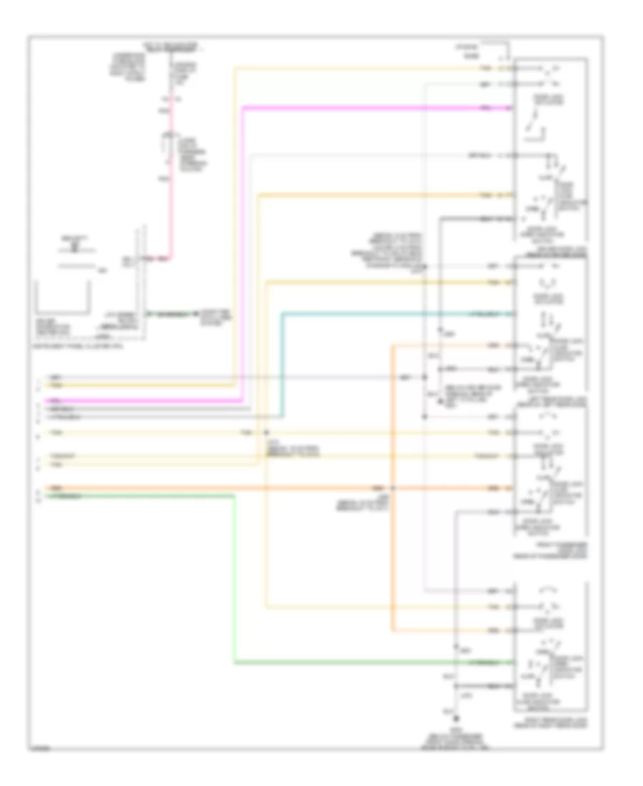 Forced Entry Wiring Diagram (2 of 2) for Chevrolet Impala LS 2008