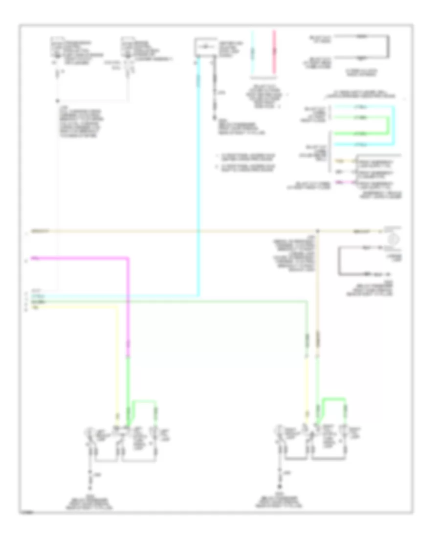 Exterior Lamps Wiring Diagram 2 of 2 for Chevrolet Impala LS 2008