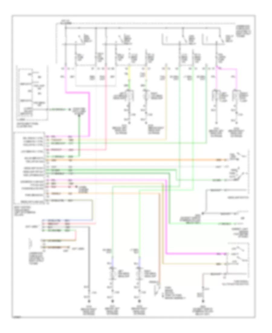 Headlights Wiring Diagram with Police Option for Chevrolet Impala LS 2008