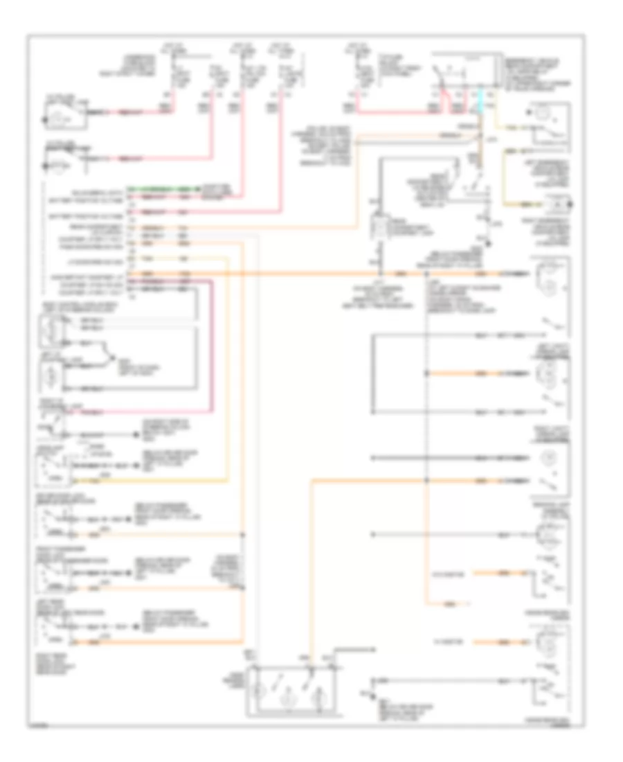 Courtesy Lamps Wiring Diagram for Chevrolet Impala LS 2008