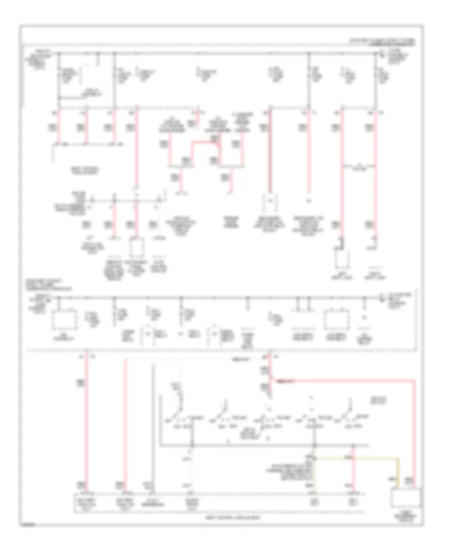 Power Distribution Wiring Diagram 3 of 4 for Chevrolet Impala LS 2008