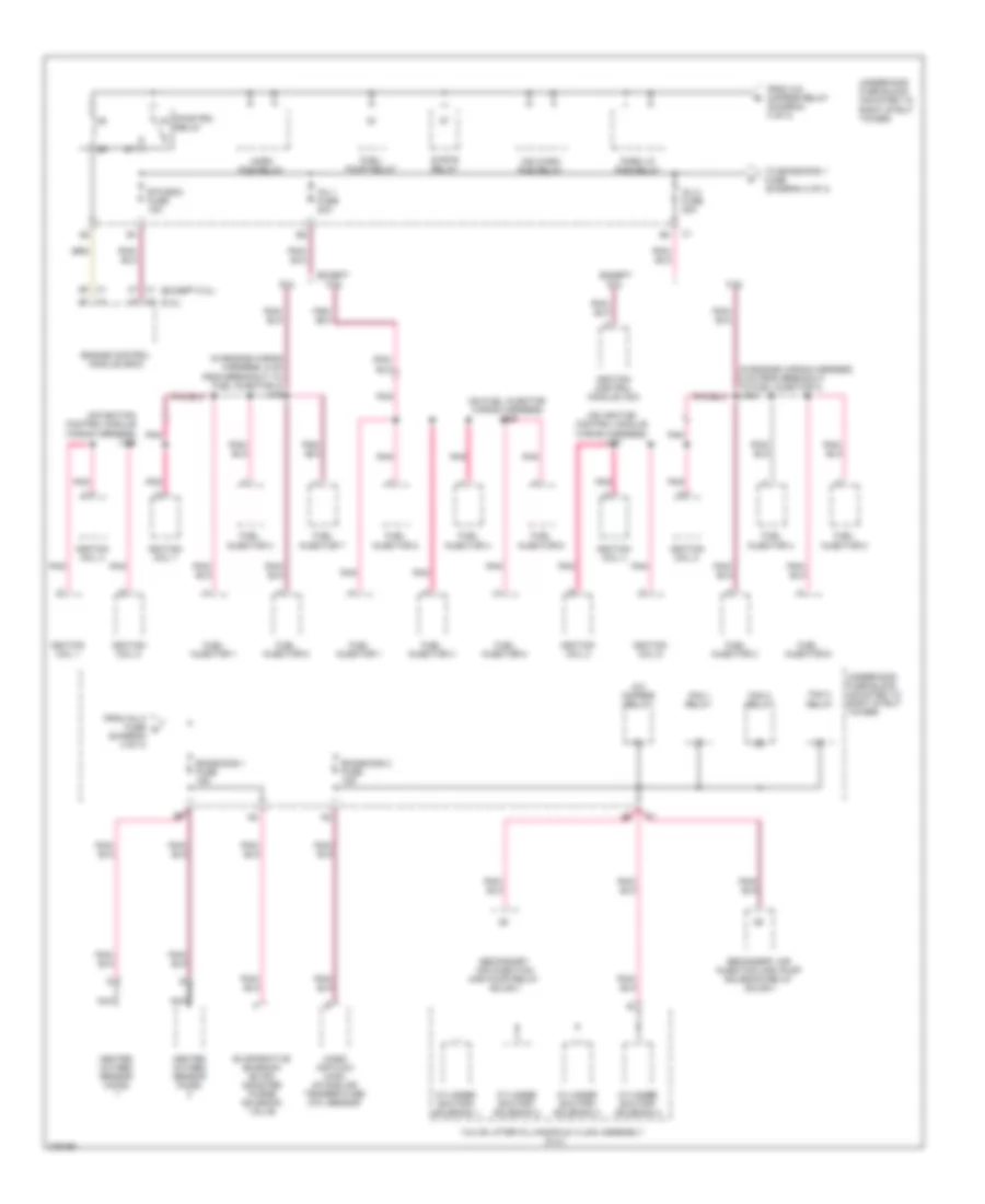 Power Distribution Wiring Diagram (4 of 4) for Chevrolet Impala LS 2008