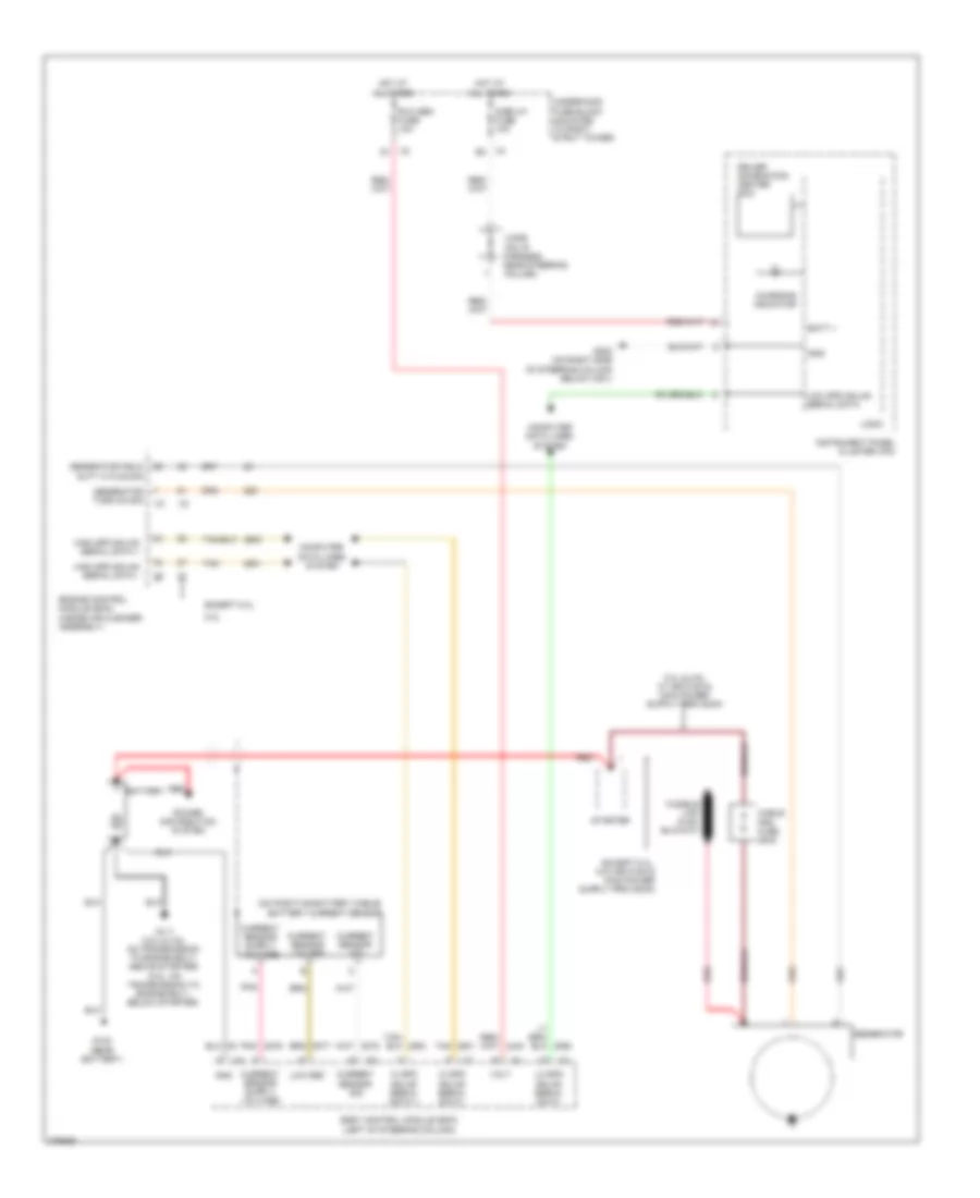Charging Wiring Diagram for Chevrolet Impala LS 2008