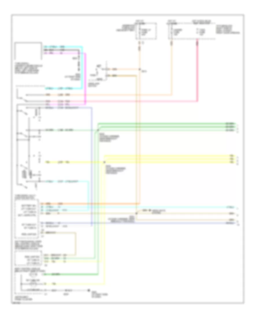 Exterior Lamps Wiring Diagram 1 of 2 for Chevrolet Venture 2005
