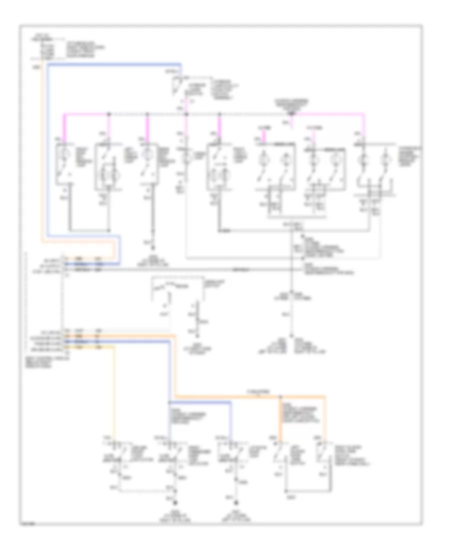 Courtesy Lamps Wiring Diagram for Chevrolet Venture 2005