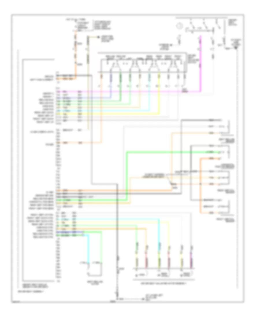 Memory Systems Wiring Diagram for Chevrolet Venture 2005
