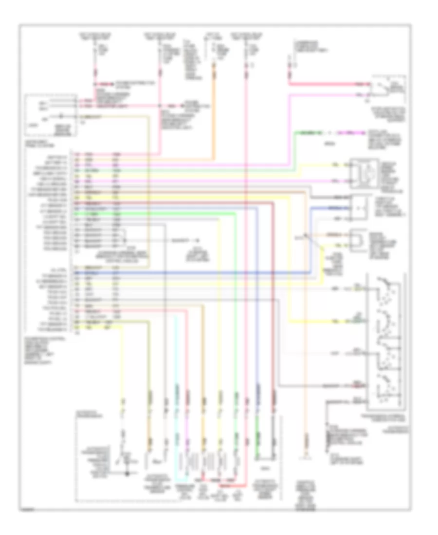 A T Wiring Diagram for Chevrolet Venture 2005