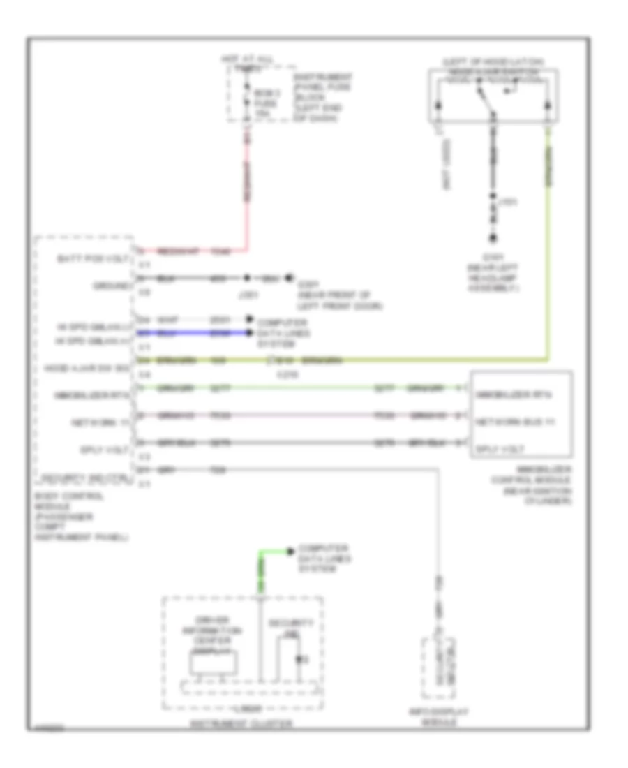 Pass Key Wiring Diagram for Chevrolet Spark LT 2014